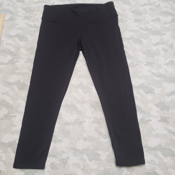 Prana Leggings Womens 2X Black Pull On Outdoors Hiking Travel - Picture 1 of 11